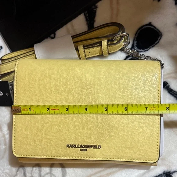 Karl Lagerfeld Vibrant Yellow Crossbody Bag - Picture 9 of 10